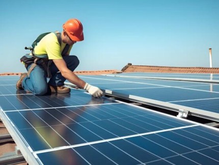 光伏架子组件安装，单立柱，前后立柱